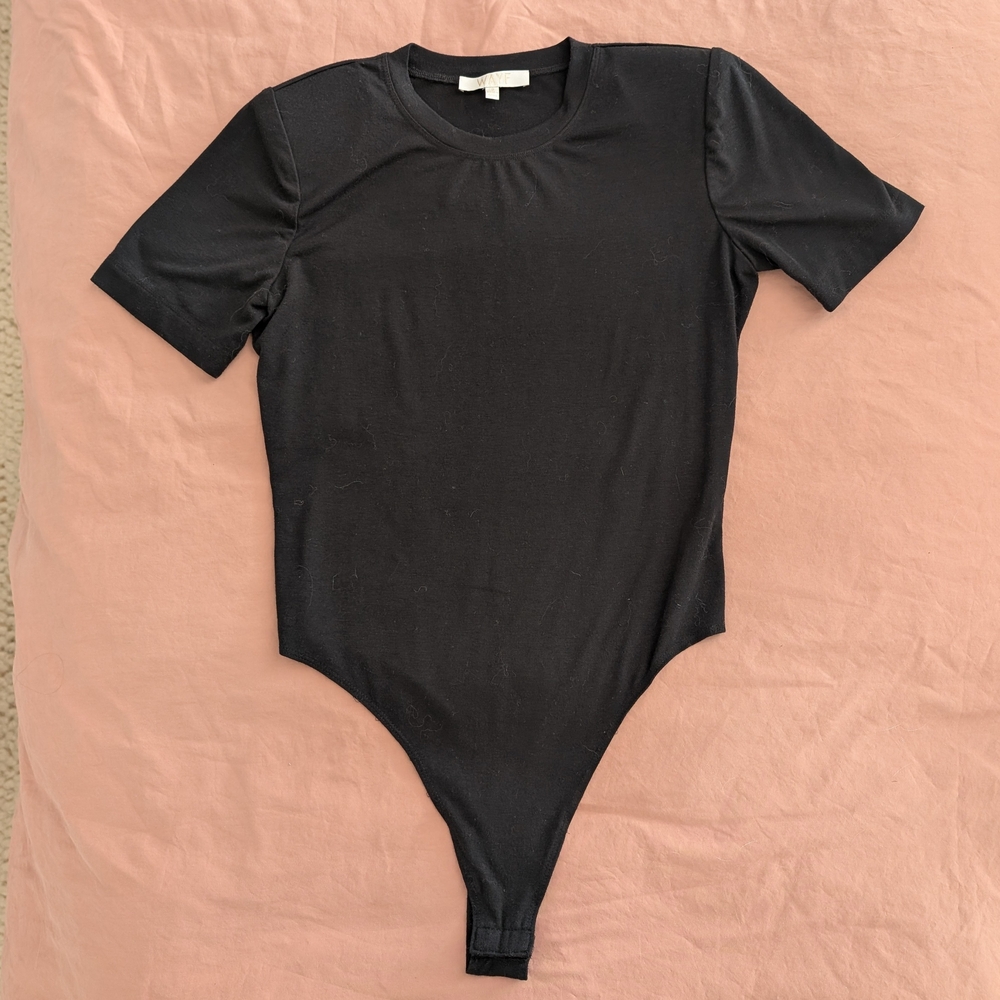 Wayf Classic Black Bodysuit